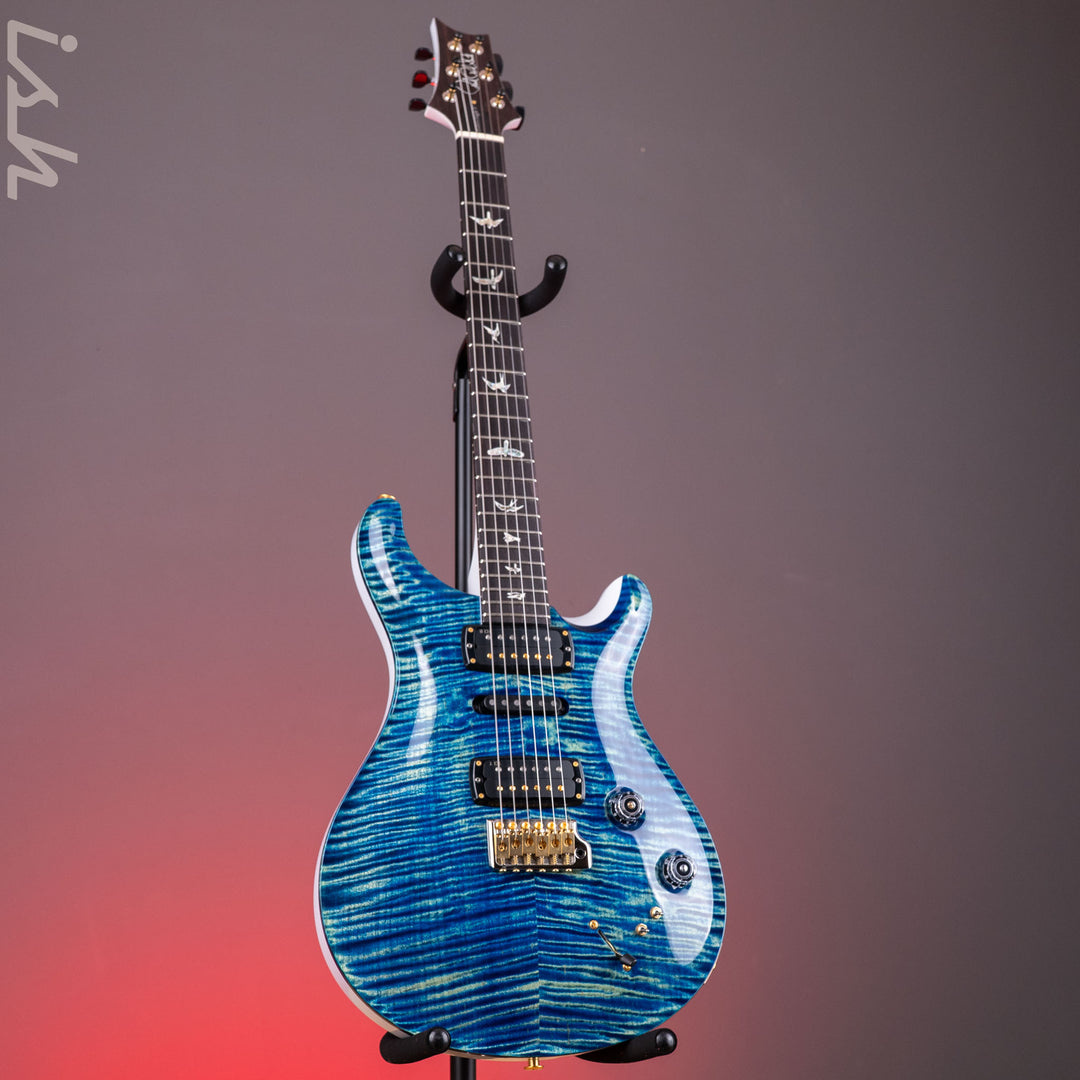 PRS Modern Eagle V 10-Top River Blue Pearl Back