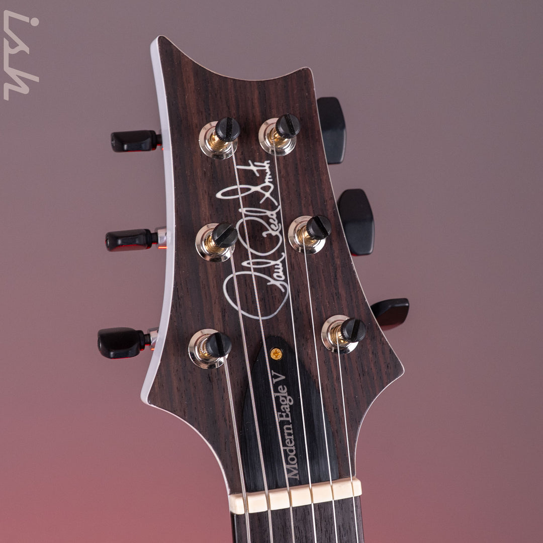 PRS Modern Eagle V 10-Top River Blue Pearl Back