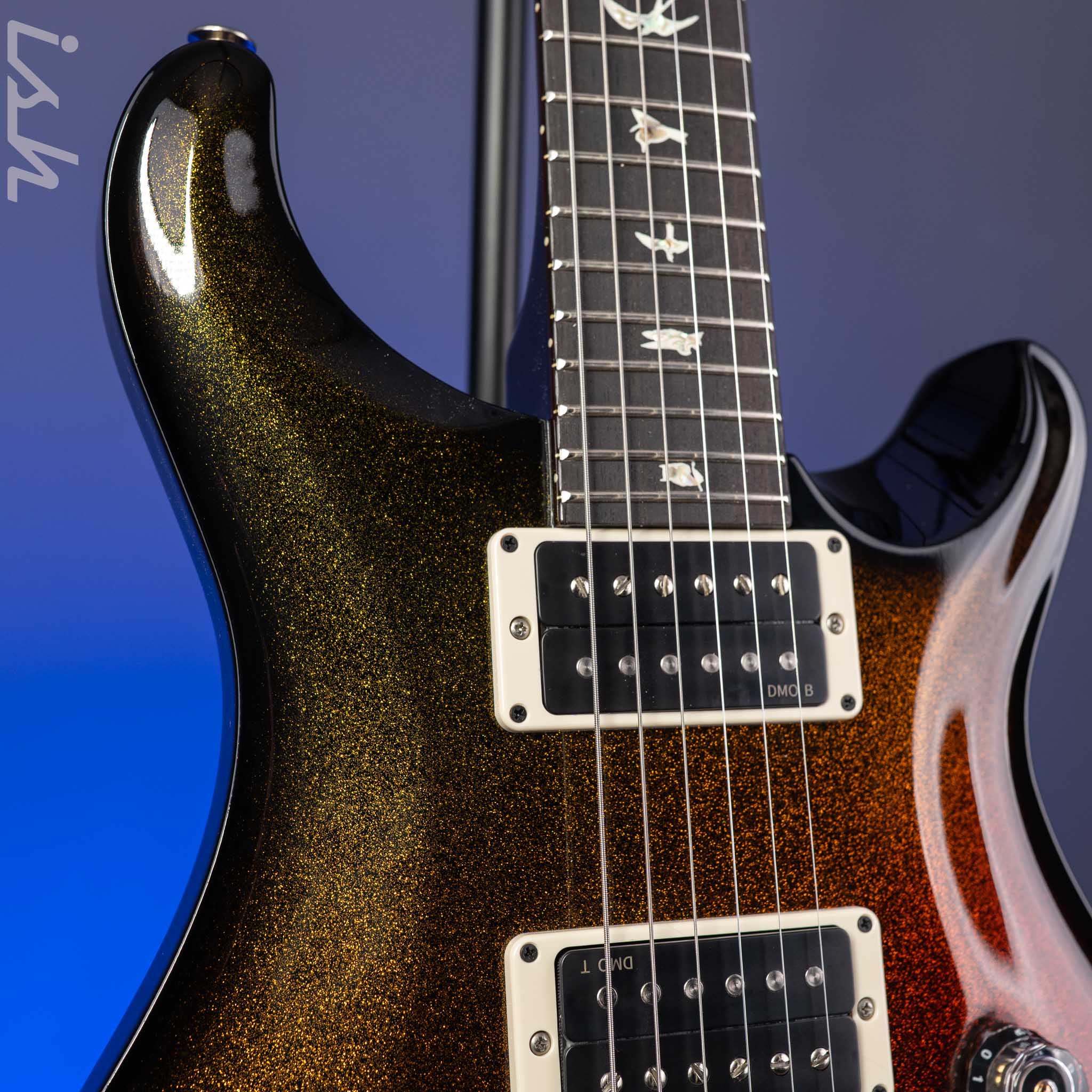 PRS Custom 24 Fire Holoflake Fade w/Matching Neck Sprayer's Choice