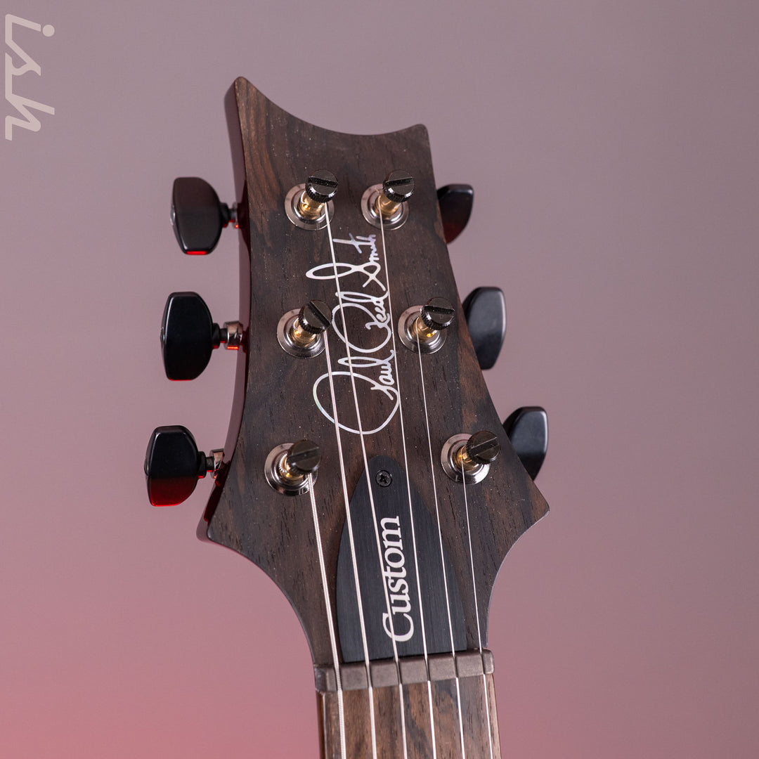 PRS Custom 24 Mango Top Limited Edition Faded Whale Blue with a Black Wrap Burst
