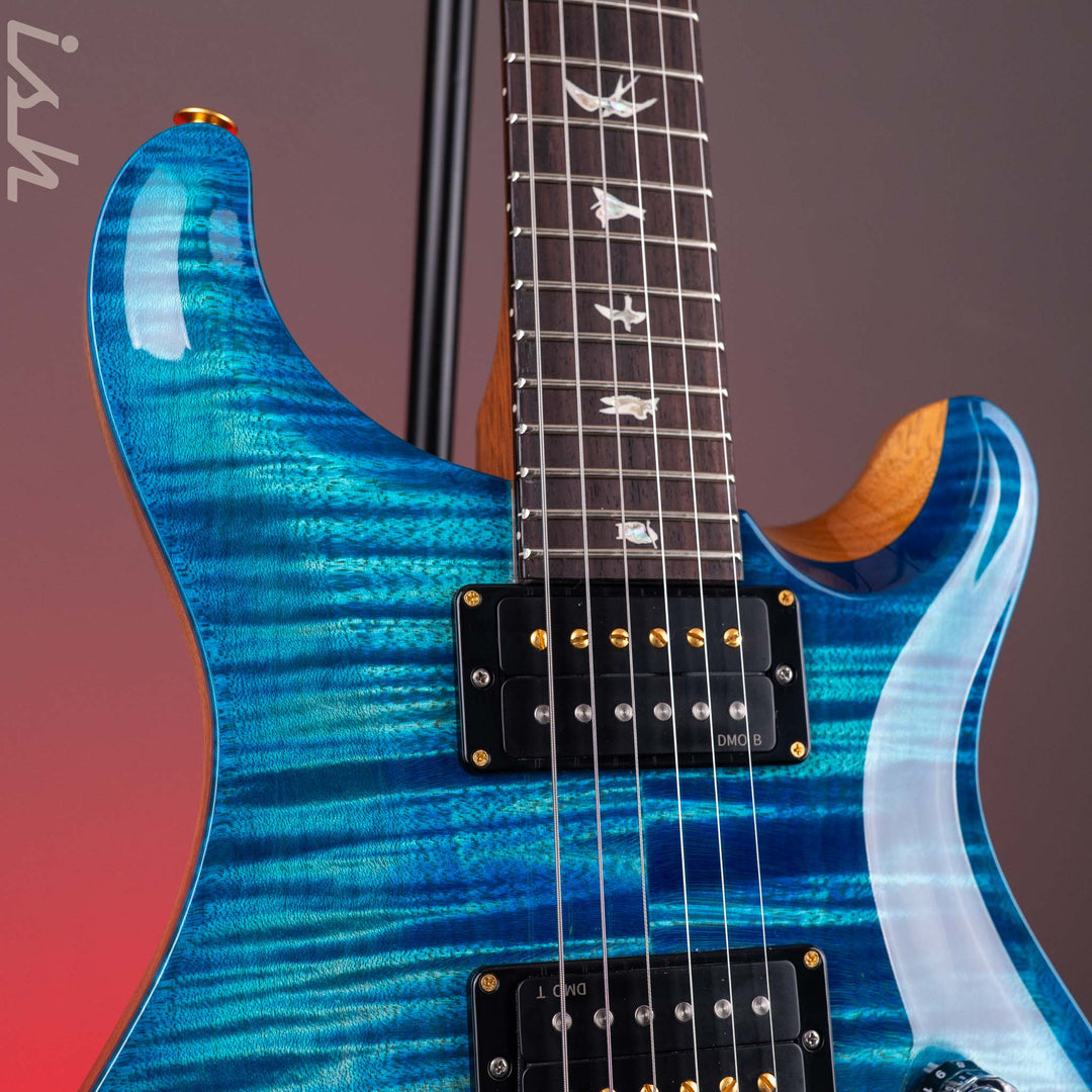 PRS Custom 24 10-Top River Blue Custom Color