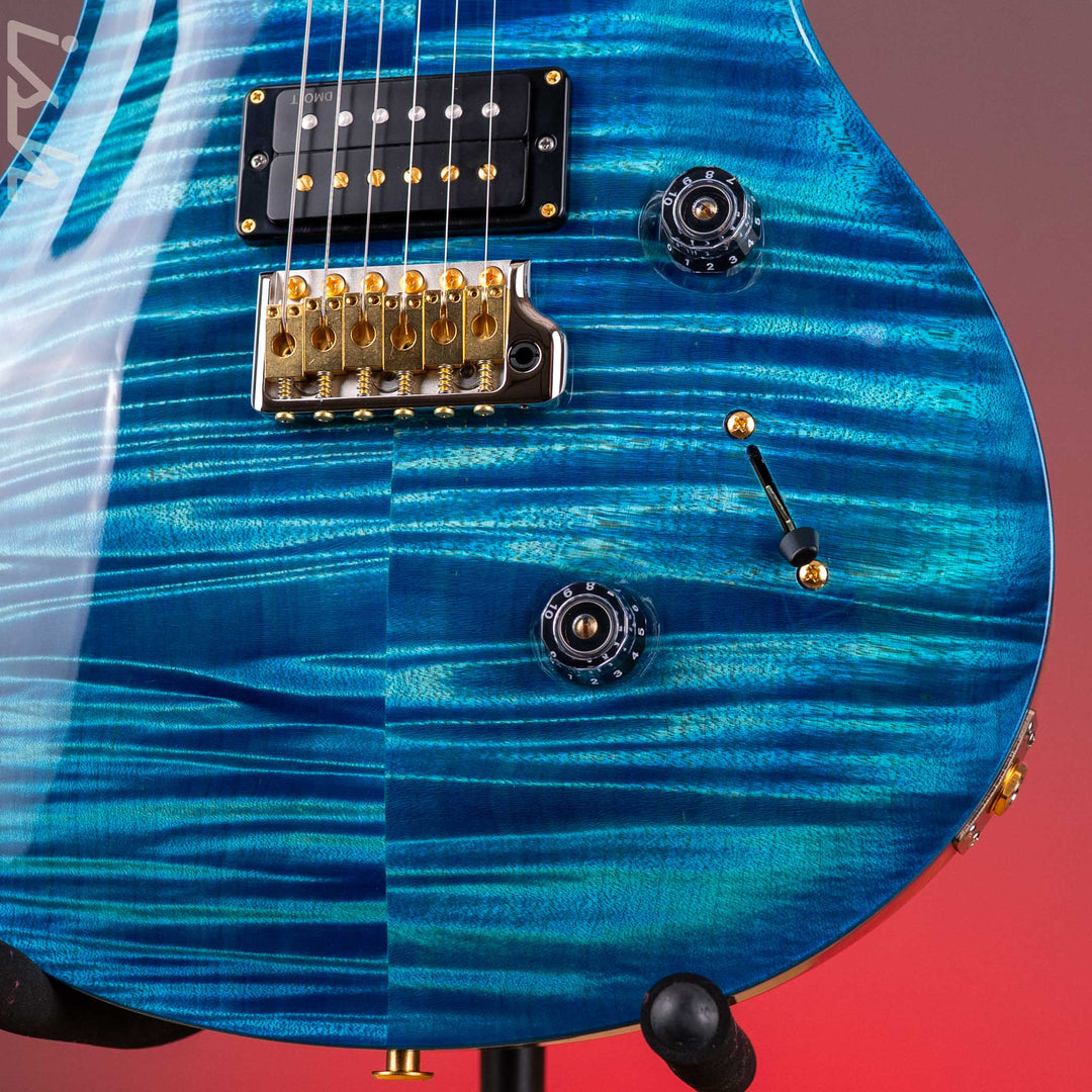 PRS Custom 24 10-Top River Blue Custom Color