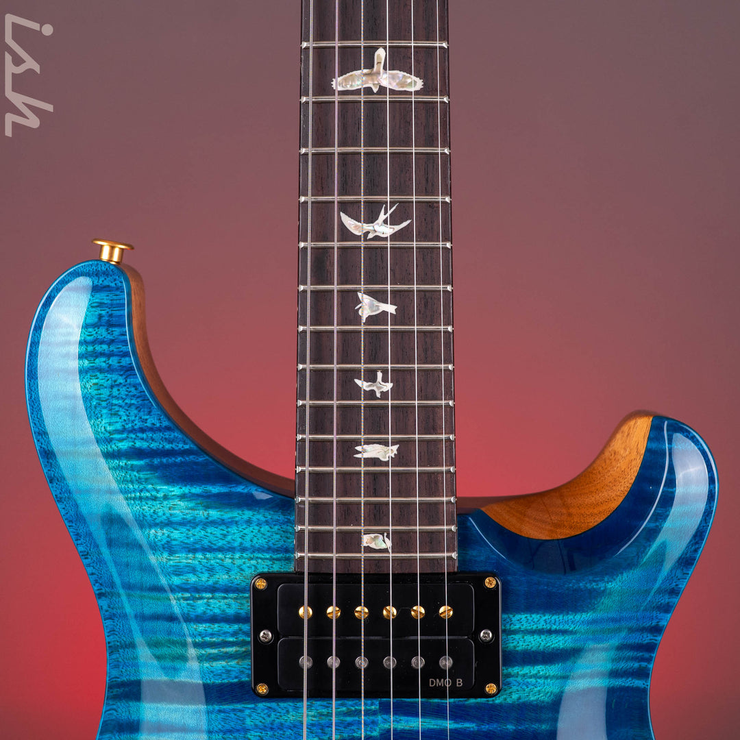 PRS Custom 24 10-Top River Blue Custom Color