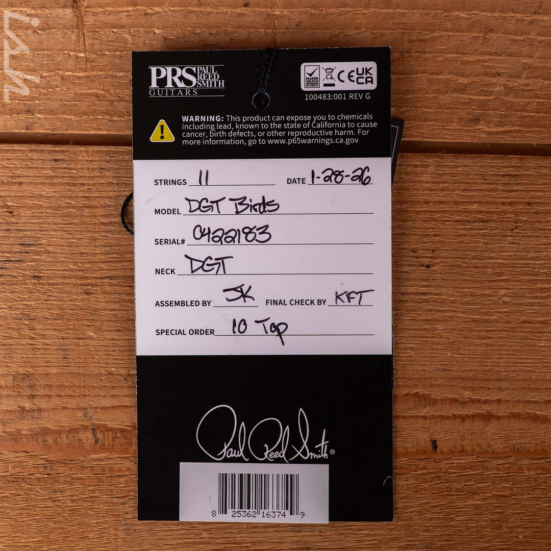 PRS DGT 10-Top Faded Blue Jean