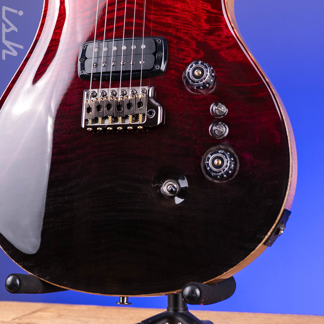 PRS Custom 24-08 Mango Top Limited Edition Fire Red / Gray Black Fade