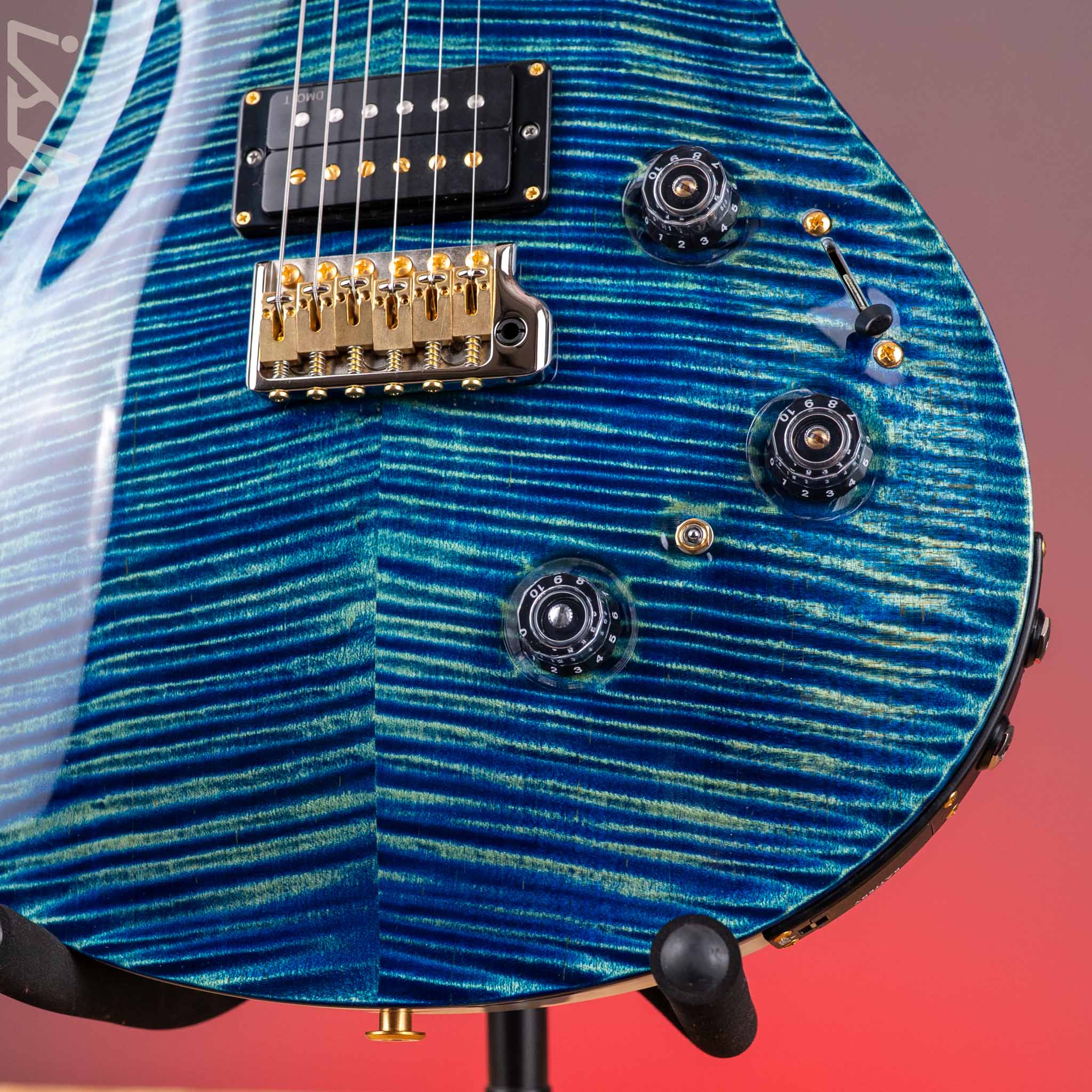 PRS Custom 24 Piezo 10-Top River Blue Pearl – Ish Guitars