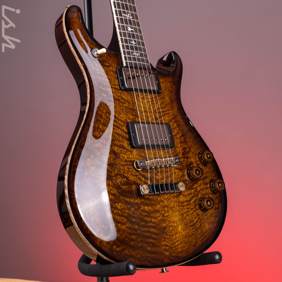 PRS McCarty 594 Mango Top Limited Edition Black Gold Burst (Natural Binding)