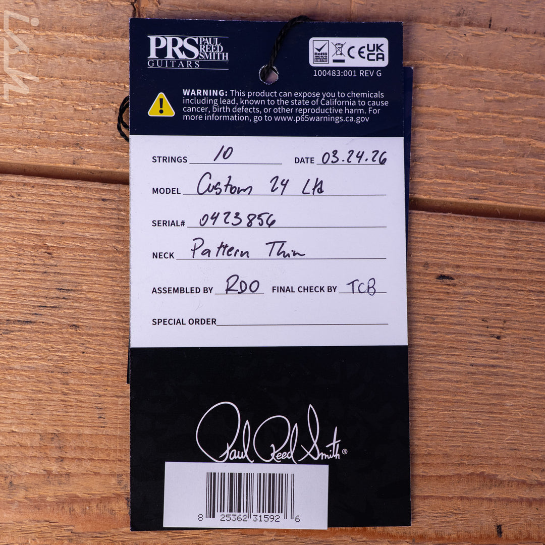 PRS Custom 24 Flame Mango Autumn Burst Custom Color