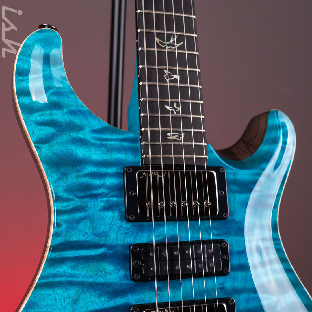 PRS Wood Library Special Semi-Hollow 10-Top Quilt Aquableux Custom Color