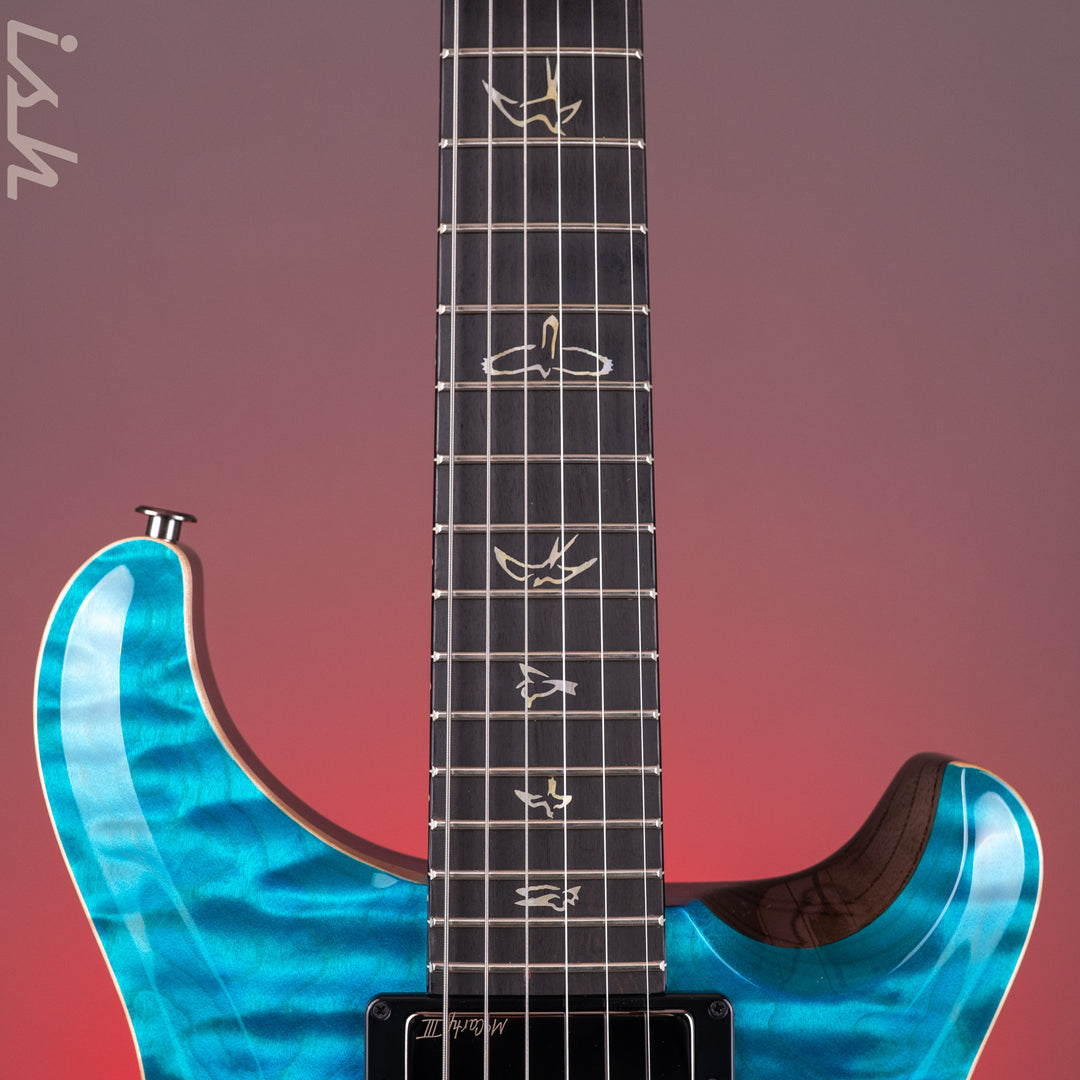PRS Wood Library Special Semi-Hollow 10-Top Quilt Aquableux Custom Color