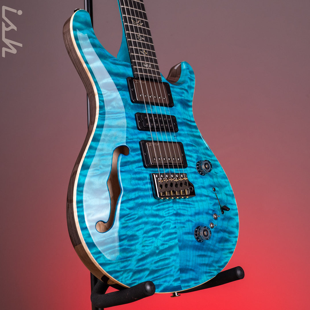 PRS Wood Library Special Semi-Hollow 10-Top Quilt Aquableux Custom Color