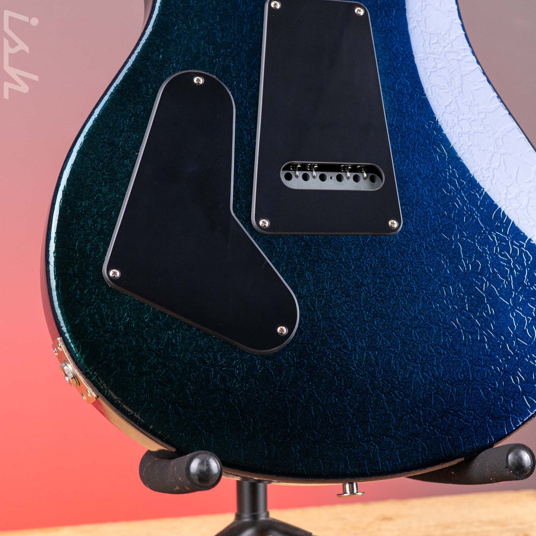 PRS CE 24 Special Green to Blue Colorshift Crackle w/ Black Satin Neck Sprayer&