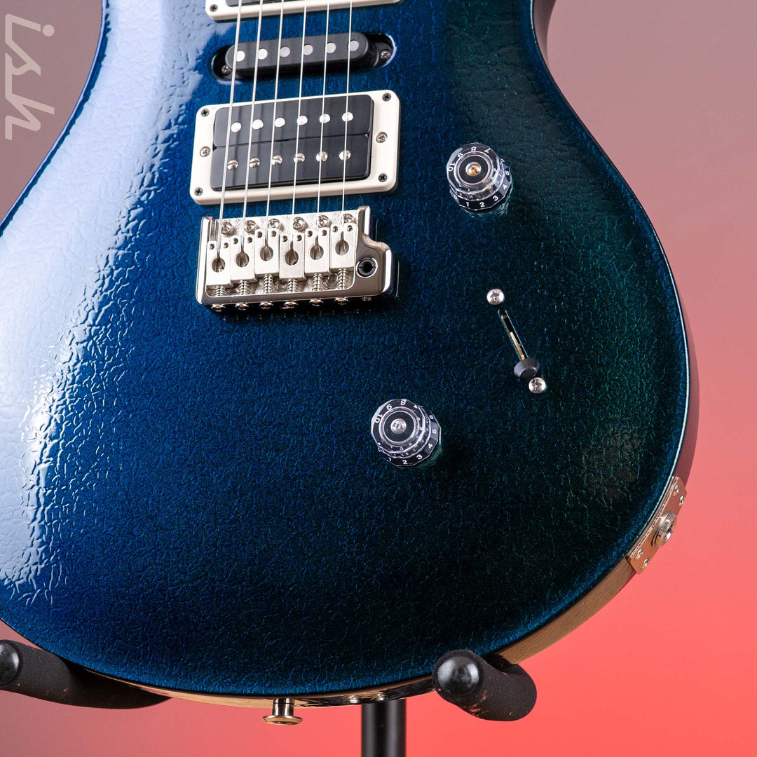 PRS CE 24 Special Green to Blue Colorshift Crackle w/ Black Satin Neck Sprayer&