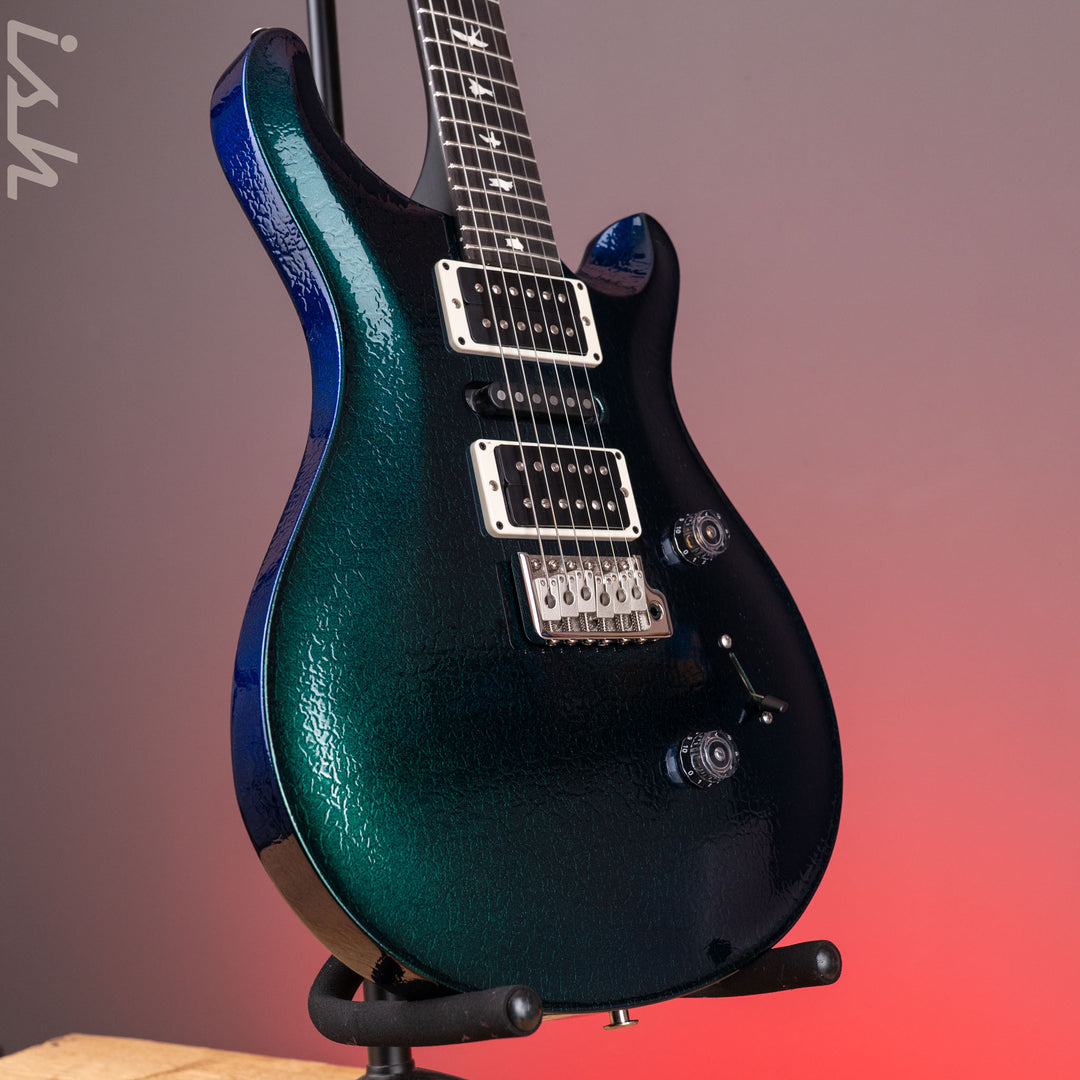 PRS CE 24 Special Green to Blue Colorshift Crackle w/ Black Satin Neck Sprayer&