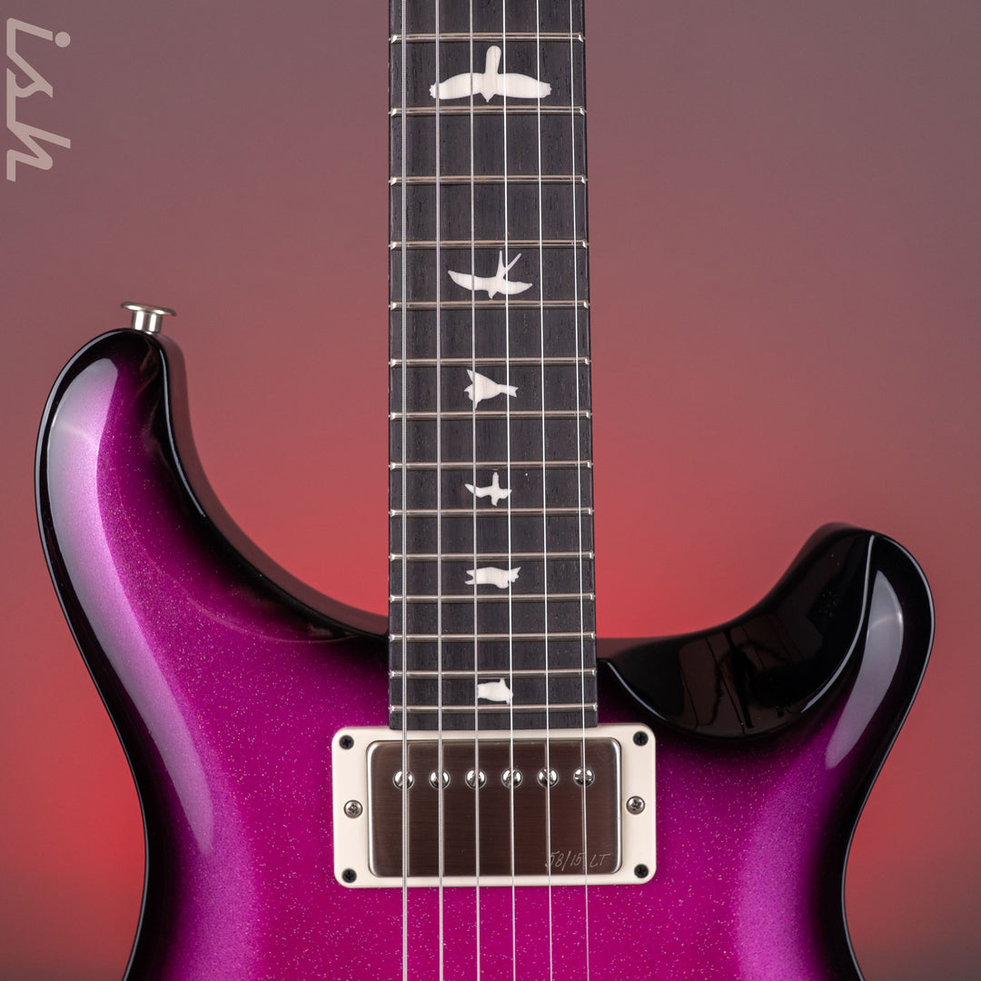 PRS CE 24 Pink Smokeburst Holoflake w/ Black Satin Neck Sprayer’s Choice