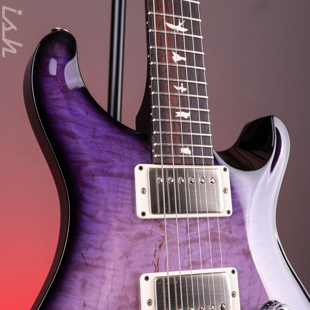 PRS CE 24 Purple Smokeburst w/ Black Satin Neck Sprayer&