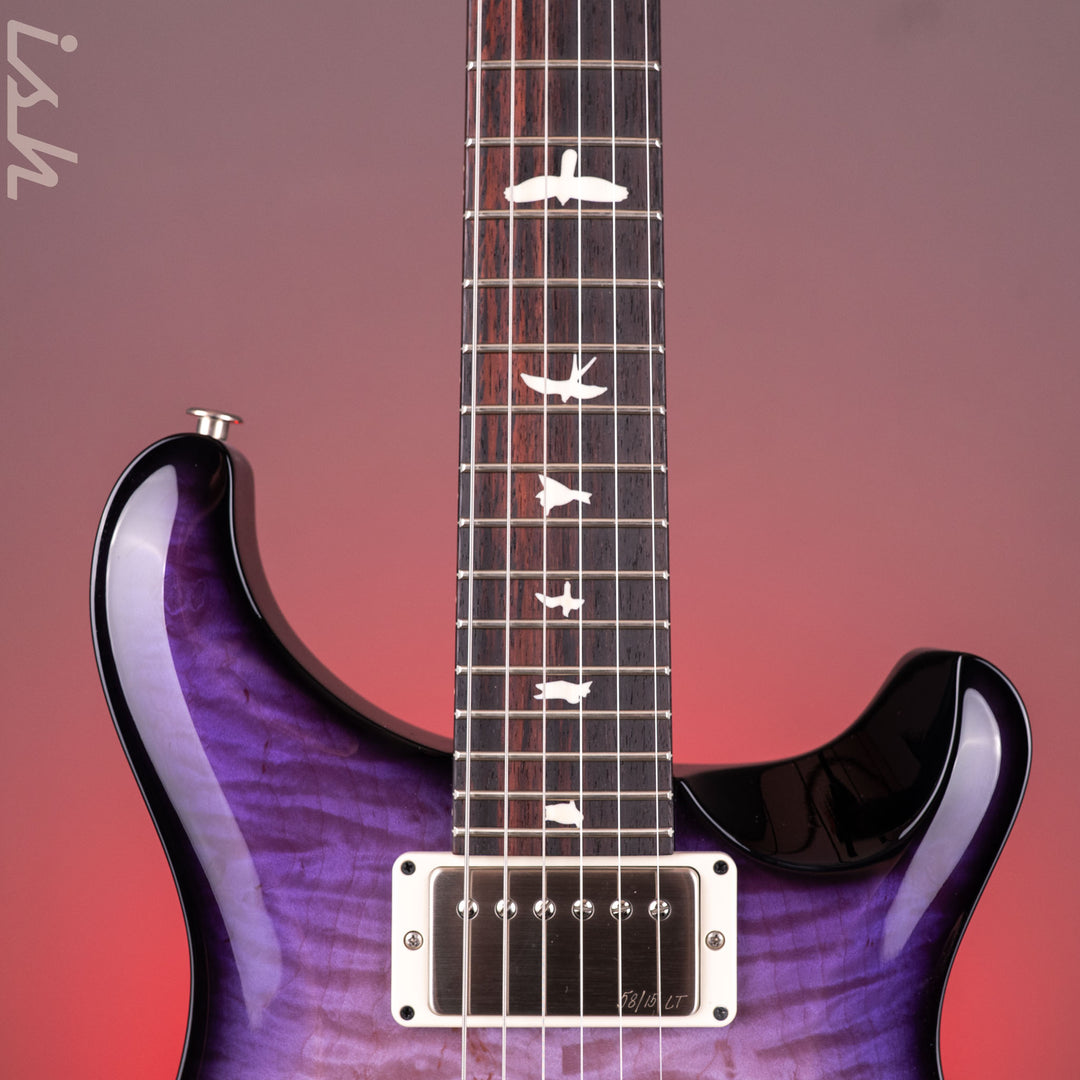 PRS CE 24 Purple Smokeburst w/ Black Satin Neck Sprayer&