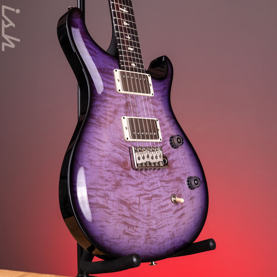 PRS CE 24 Purple Smokeburst w/ Black Satin Neck Sprayer&