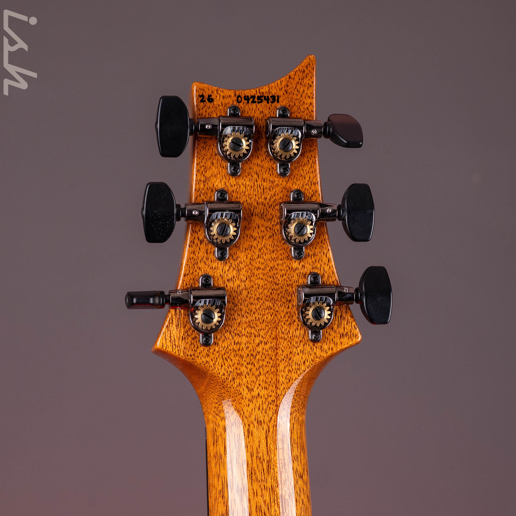 PRS Wood Library Custom 24 Semi-Hollow Flame Artist Top Natural