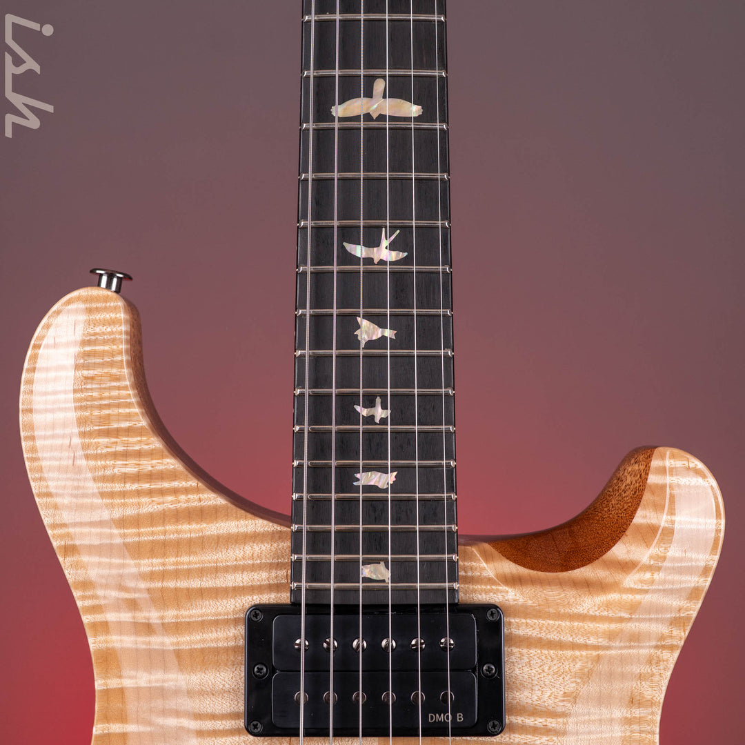 PRS Wood Library Custom 24 Semi-Hollow Flame Artist Top Natural