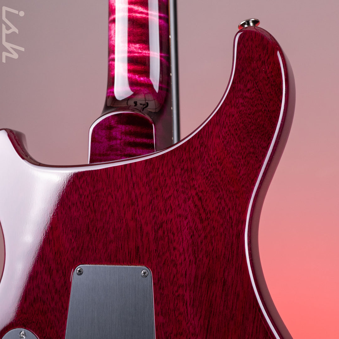 PRS Wood Library Custom 24-08 10-Top DMO Raspberry Smokeburst