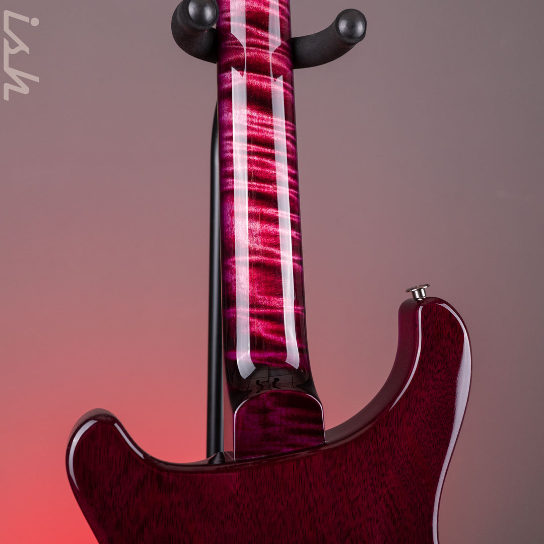 PRS Wood Library Custom 24-08 10-Top DMO Raspberry Smokeburst