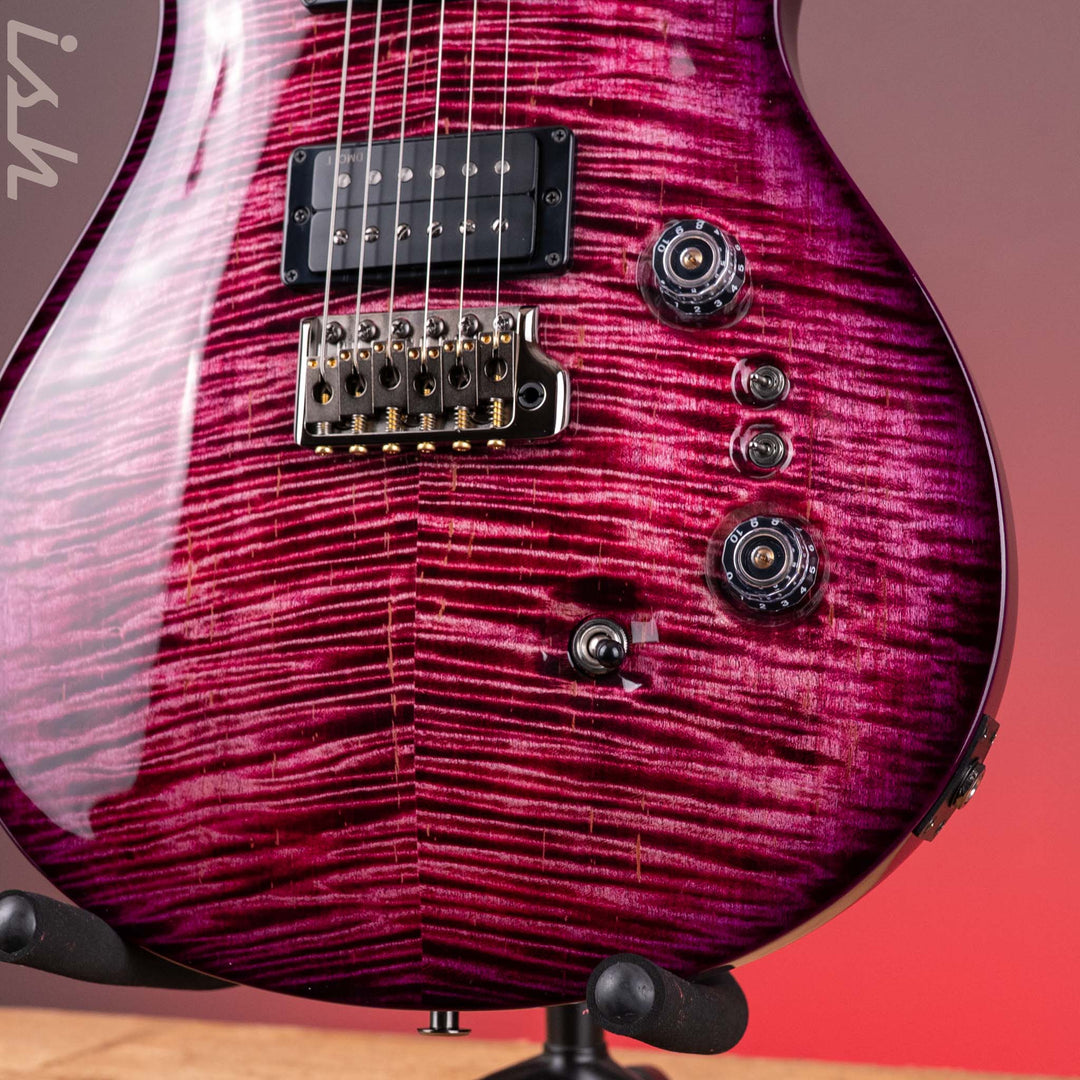 PRS Wood Library Custom 24-08 10-Top DMO Raspberry Smokeburst