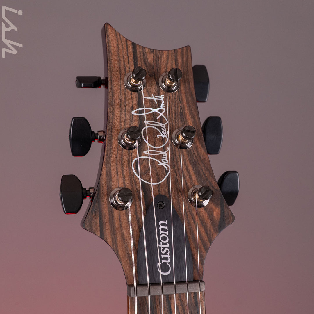 PRS Wood Library Custom 24-08 10-Top DMO Raspberry Smokeburst