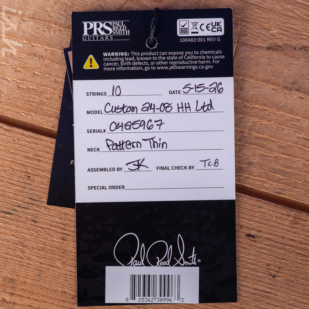 PRS Wood Library Custom 24-08 10-Top DMO Sprayer’s Choice