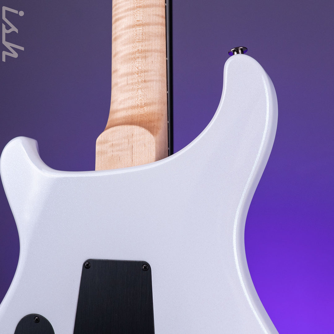 PRS Wood Library Custom 24-08 Pearl White Holoflake DMO Pickups