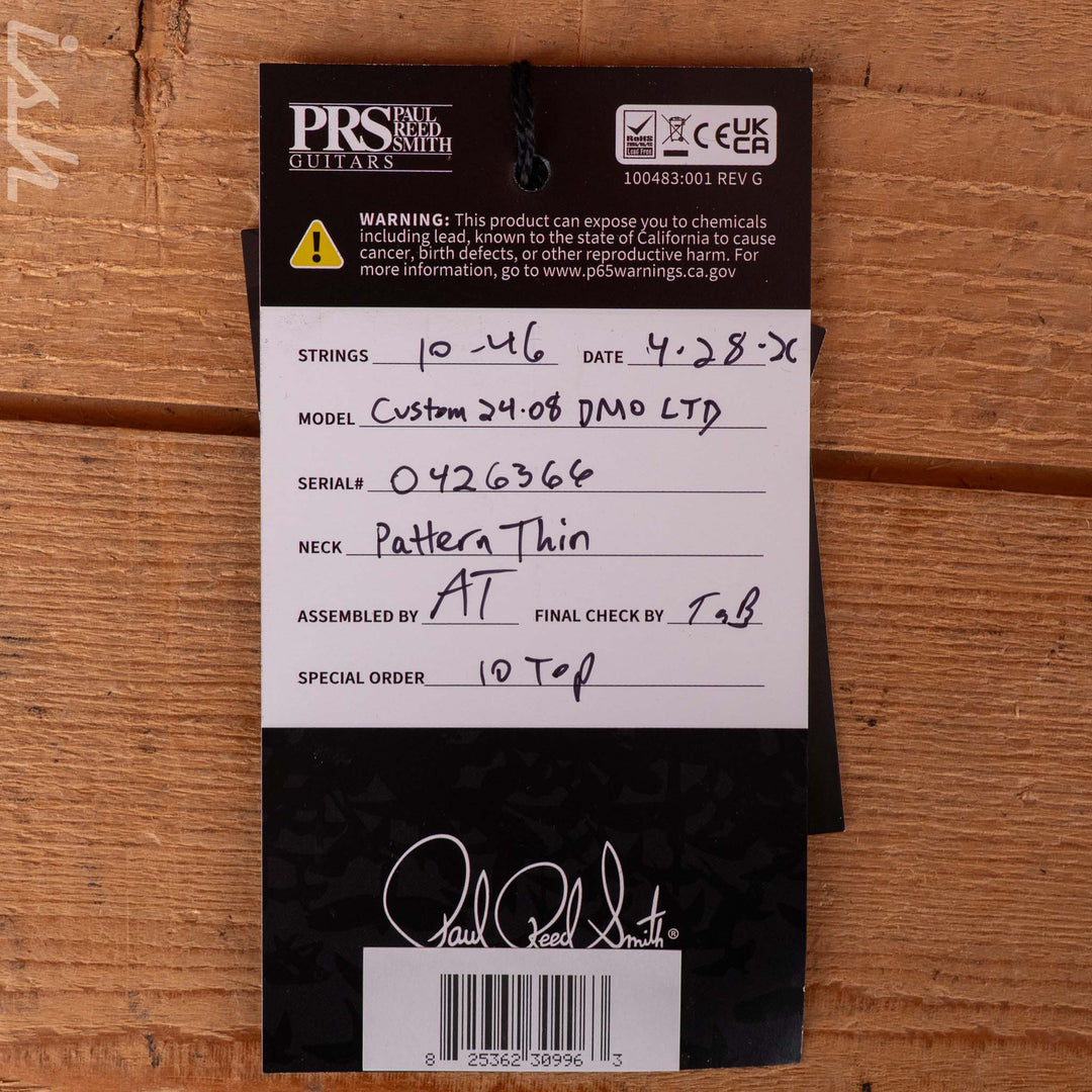 PRS Wood Library Custom 24-08 10-Top DMO