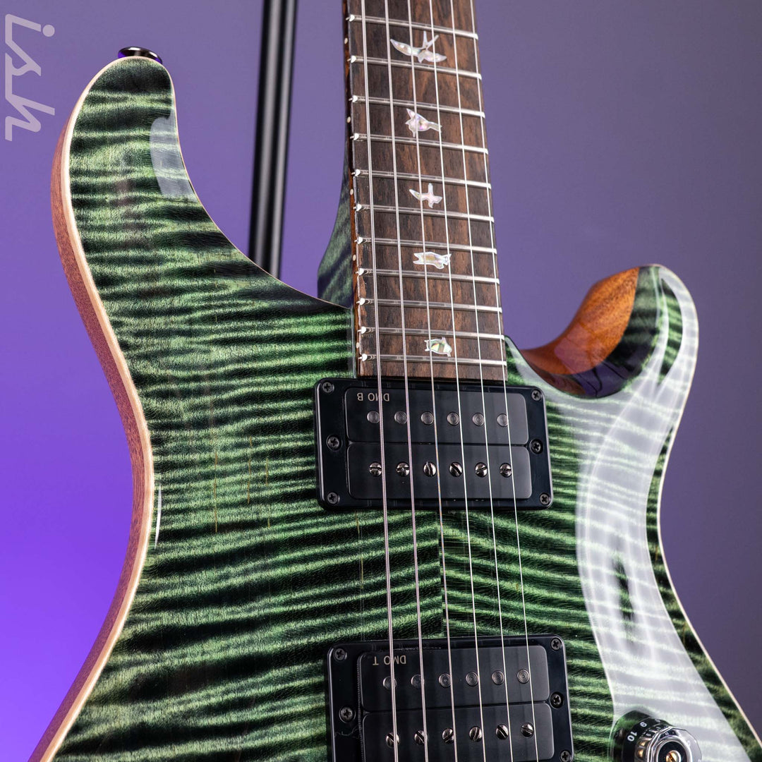 PRS Wood Library Custom 24-08 10-Top DMO Sage