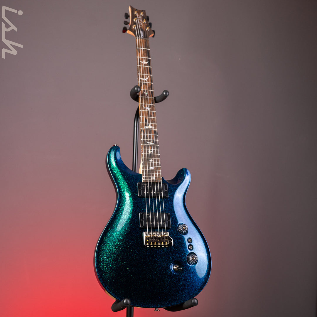 PRS Wood Library Custom 24-08 Blue Green Colorshift Hollowflake Custom Color