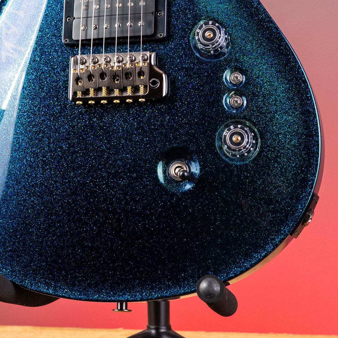 PRS Wood Library Custom 24-08 Blue Green Colorshift Hollowflake Custom Color