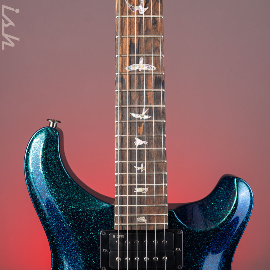 PRS Wood Library Custom 24-08 Blue Green Colorshift Hollowflake Custom Color