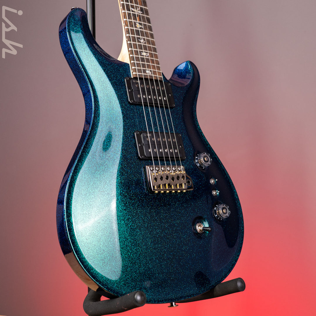 PRS Wood Library Custom 24-08 Blue Green Colorshift Hollowflake Custom Color