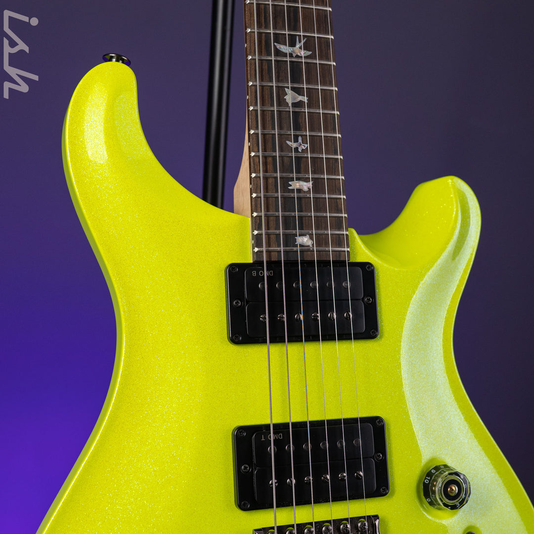 PRS Wood Library Custom 24-08 Neon Yellow Hollowflake