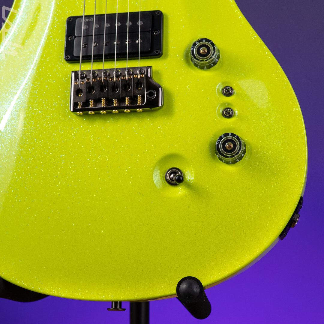 PRS Wood Library Custom 24-08 Neon Yellow Hollowflake
