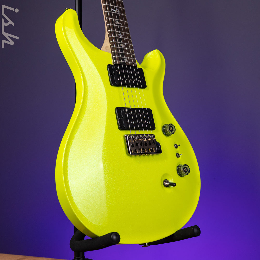 PRS Wood Library Custom 24-08 Neon Yellow Hollowflake
