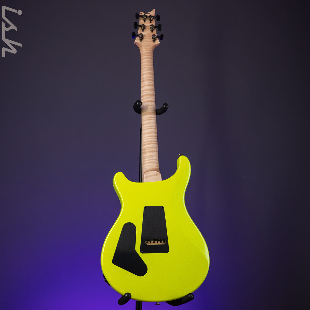 PRS Wood Library Custom 24-08 Neon Yellow Hollowflake
