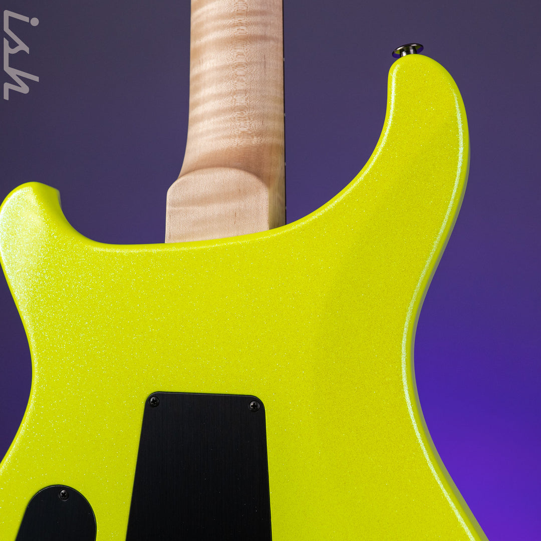 PRS Wood Library Custom 24-08 Neon Yellow Hollowflake