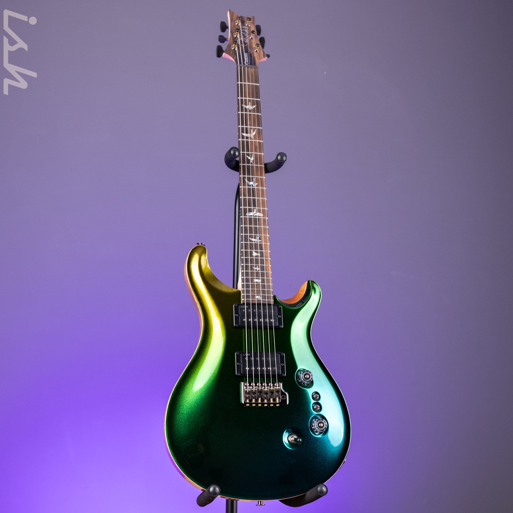 PRS Wood Library Custom 24-08 Gold Green Blue Colorshift Custom