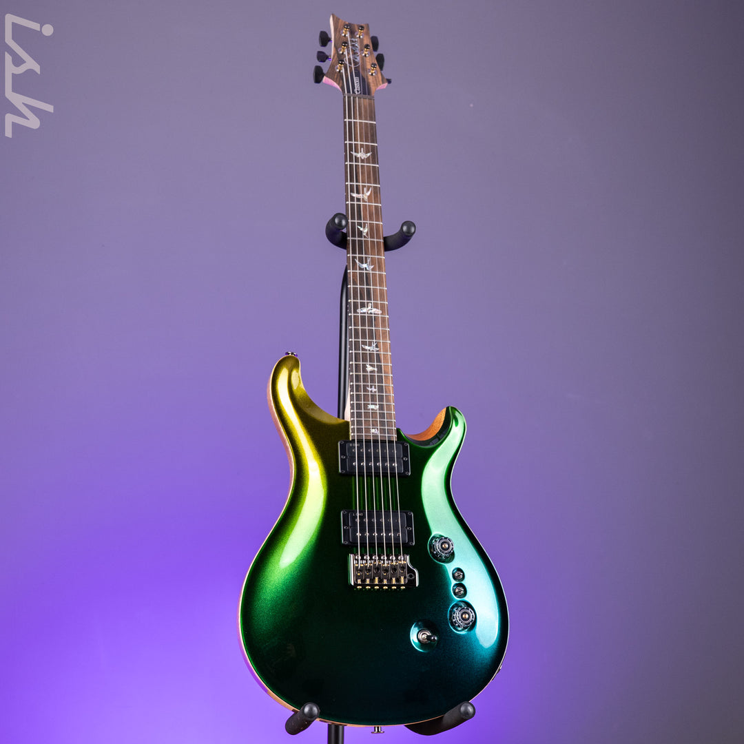PRS Wood Library Custom 24-08 Gold Green Blue Colorshift Custom Color