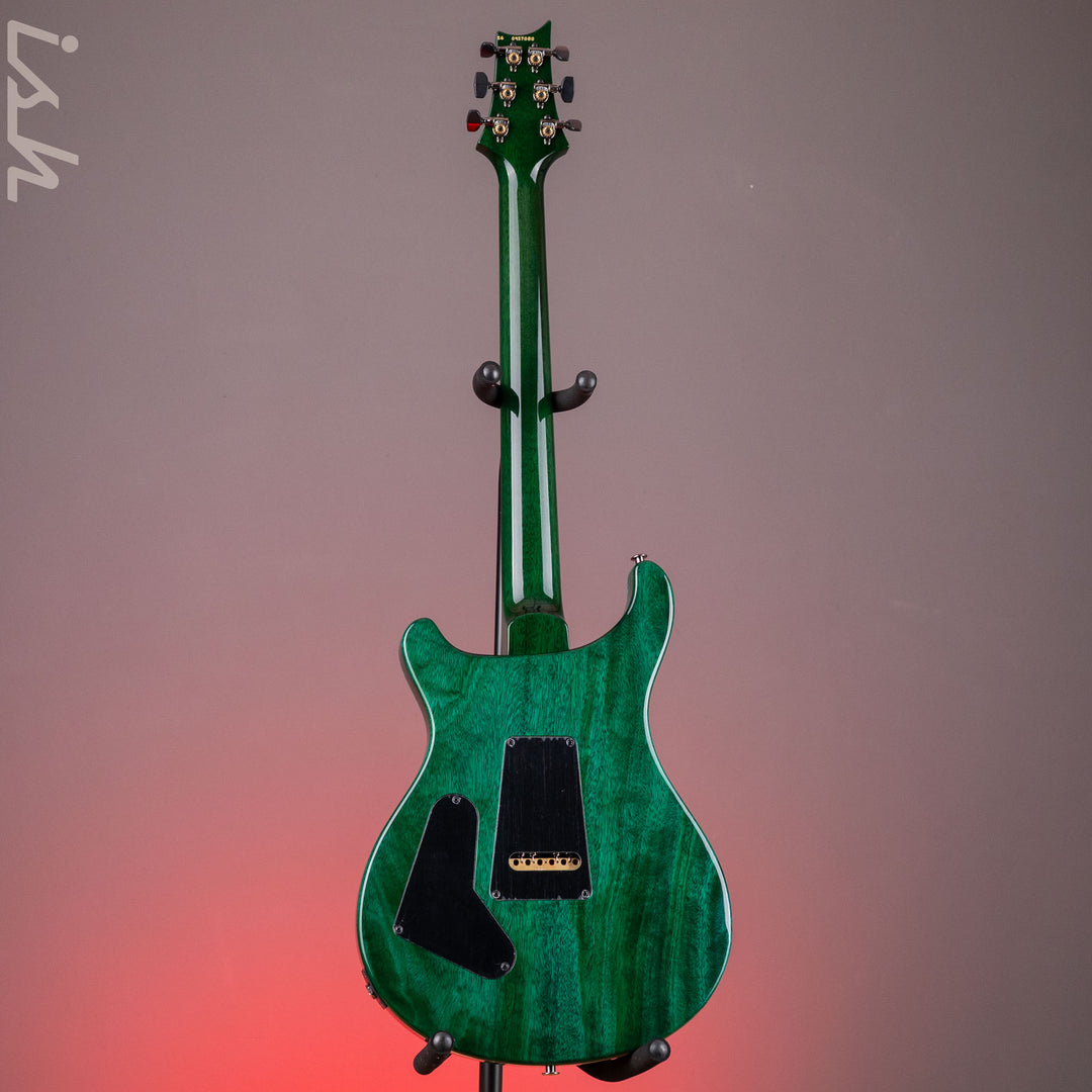PRS Wood Library Custom 24 Artist Quilt Maple Custom Color Bahamian Blue