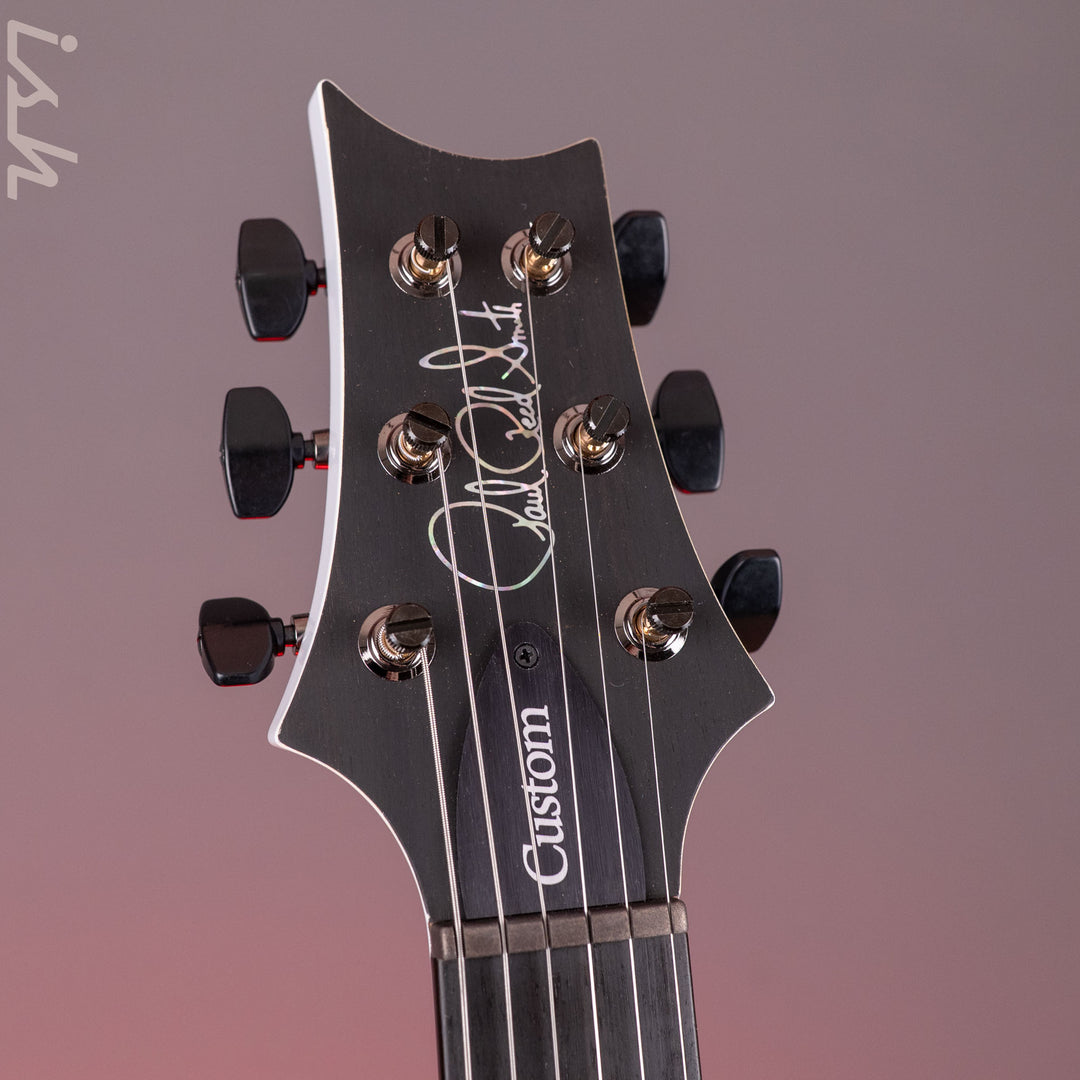 PRS Custom 24 Quilt Artist 1-Piece Top Indigo with White Back