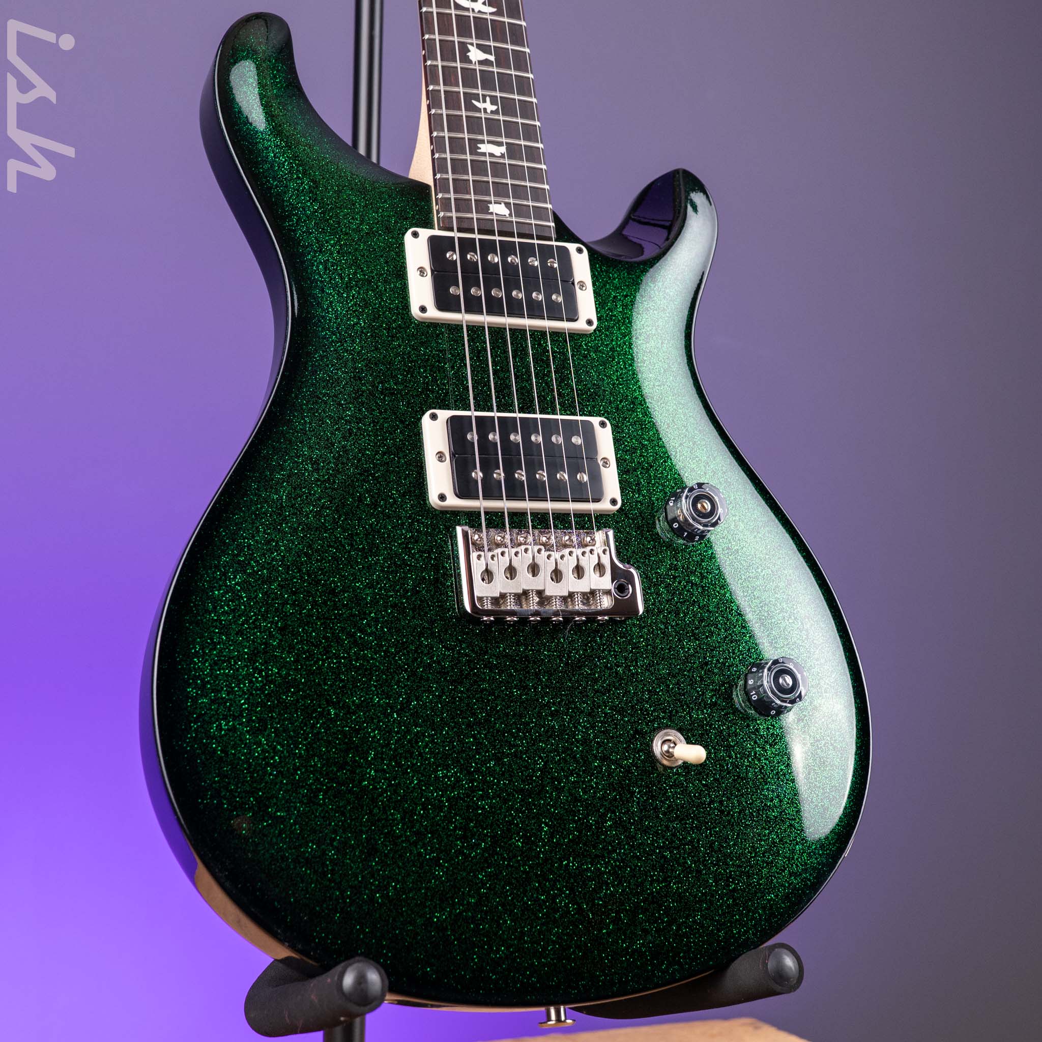 PRS CE 24 Sprayer's Choice Emerald Green Smokeburst Holoflake