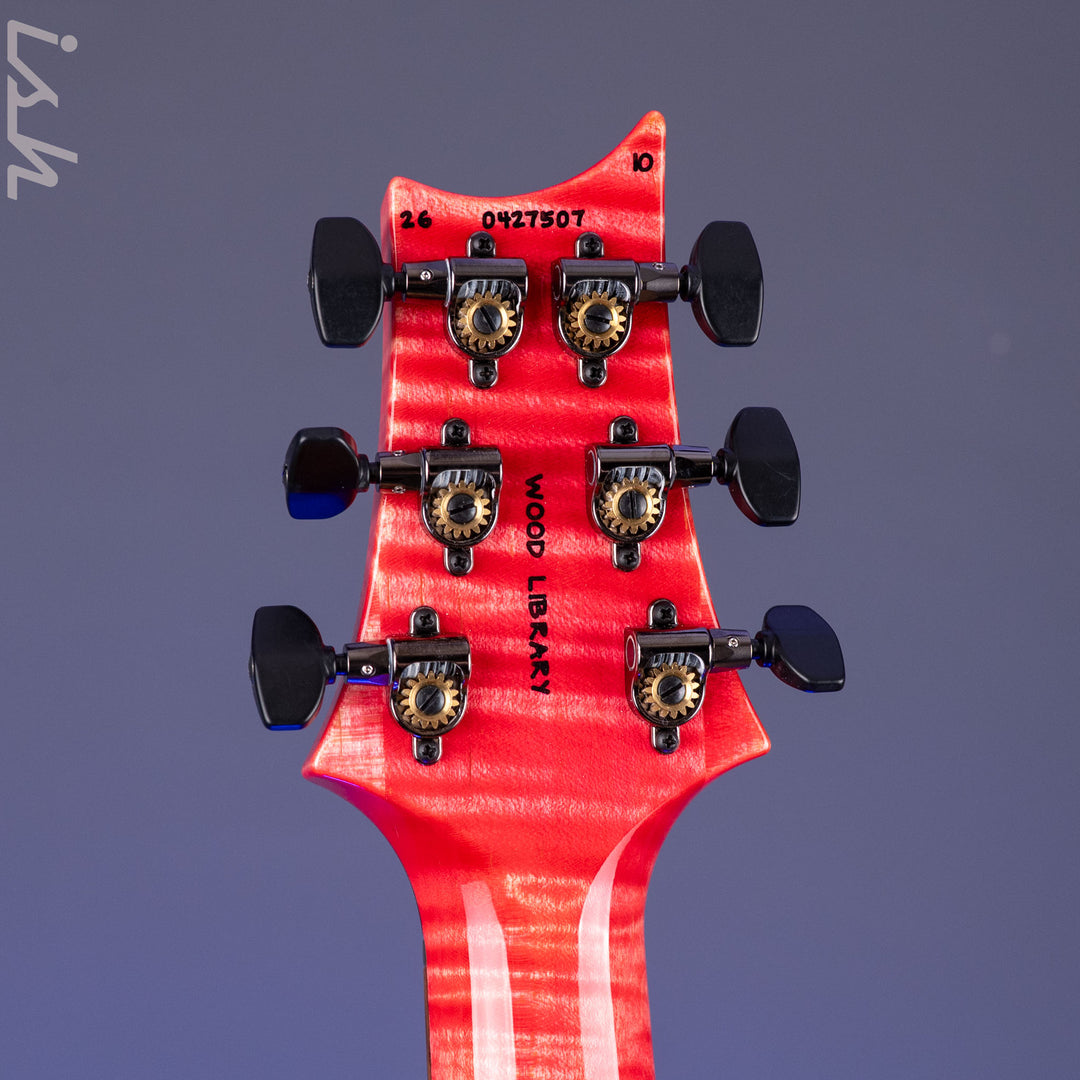 PRS Wood Library Custom 24-08 DMO Pickups Blood Orange Sprayer&