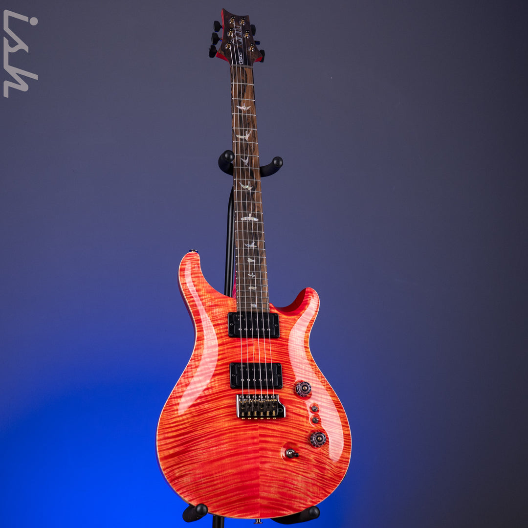 PRS Wood Library Custom 24-08 DMO Pickups Blood Orange Sprayer&