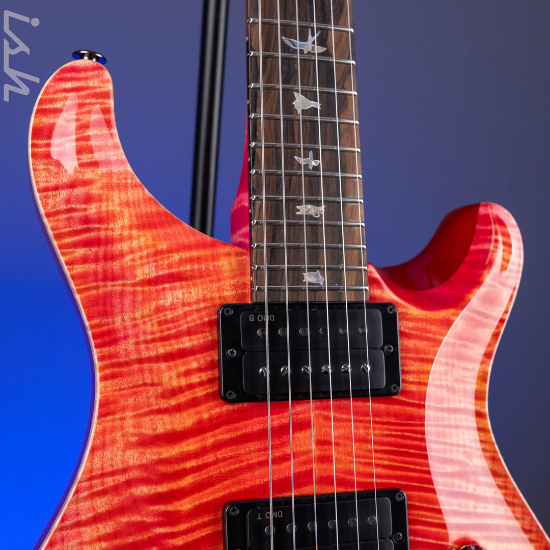PRS Wood Library Custom 24-08 DMO Pickups Blood Orange Sprayer&