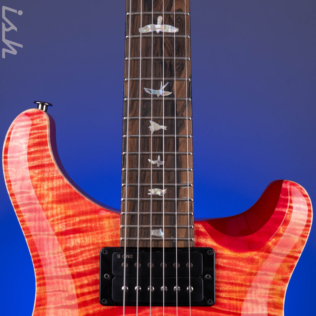 PRS Wood Library Custom 24-08 DMO Pickups Blood Orange Sprayer&